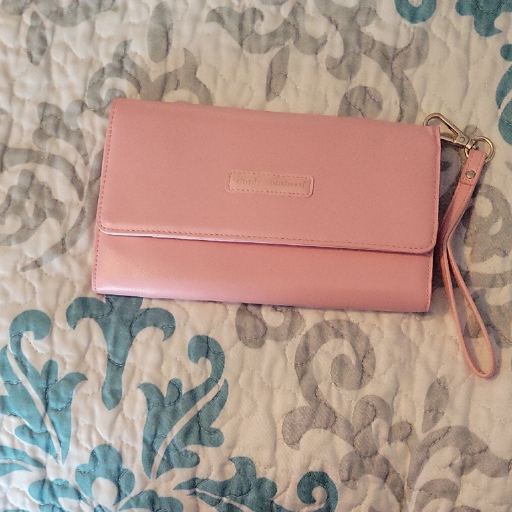 Chic Pink Wristlet Clutch